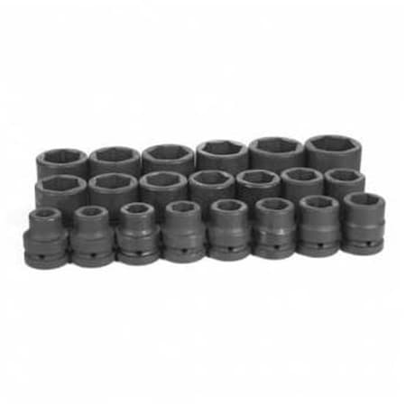 Cool Kitchen 1 in. Drive Standard Length Fractional Socket Set CO2572030